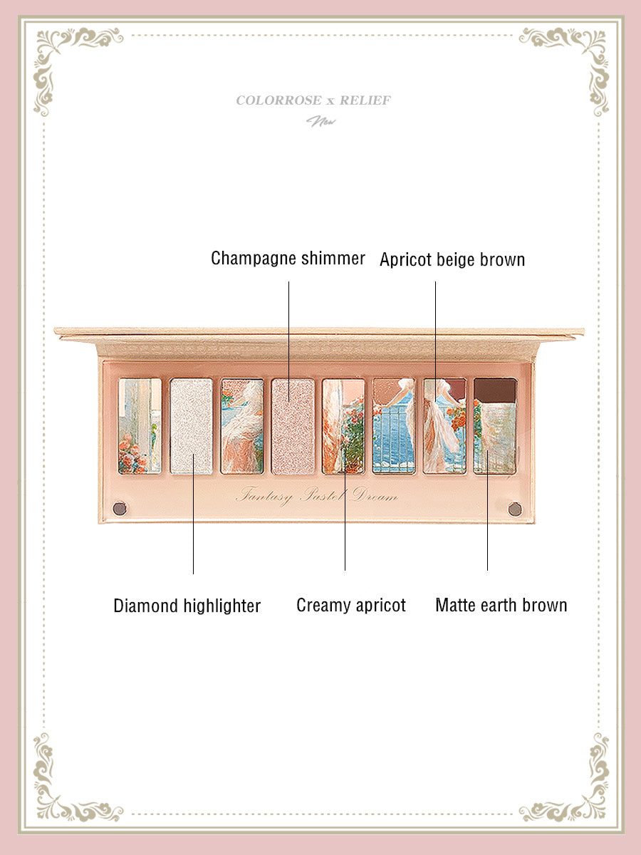 لوحة ظلال العيون "أرتيست فانتسي" من كولور روز، 8 ألوان، T3831