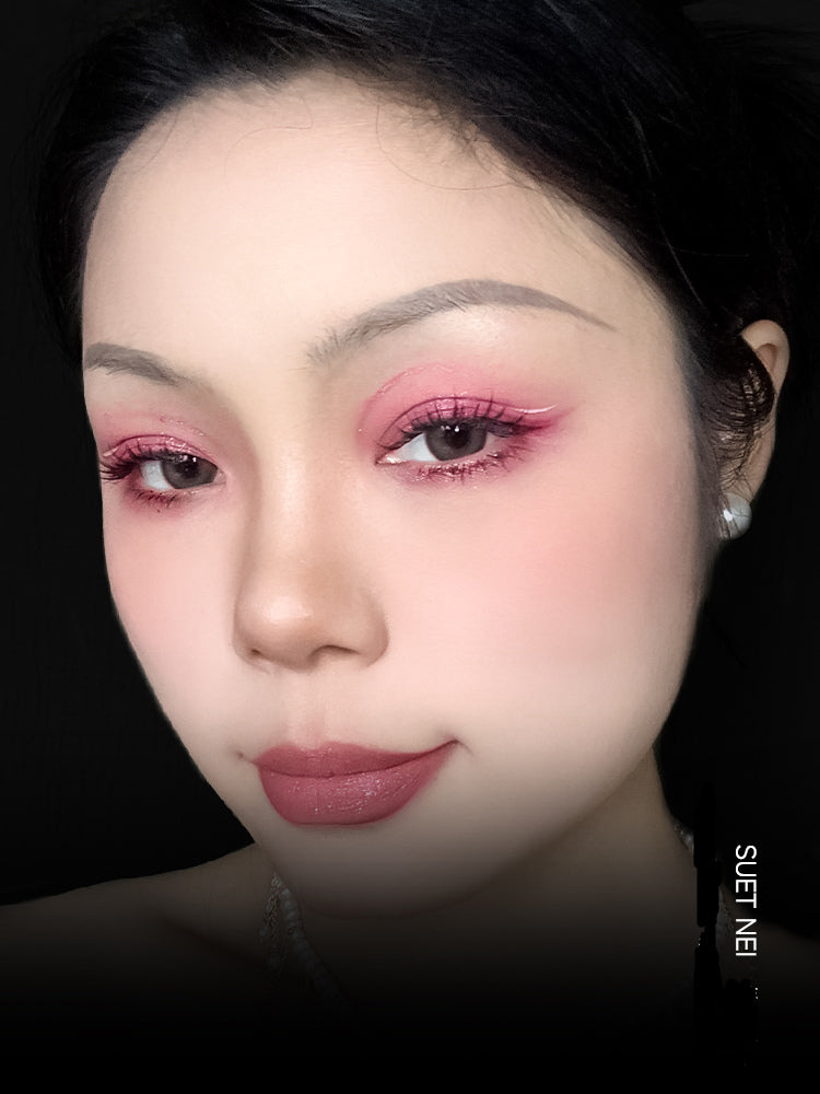 SUET NEI Retro Red Series Monochrome Matte Eyeshadow T3911