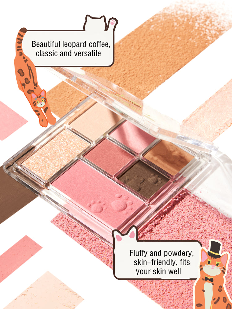 JUDYDOLL Leopard Cat Series All-In-One Makeup Palette T2295
