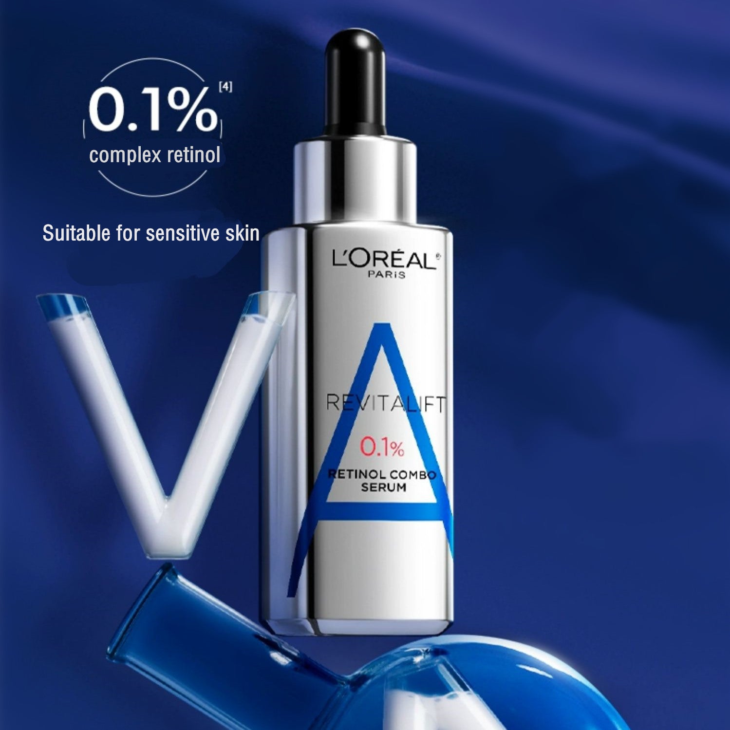 L'Oréal Revitalift 0.1% Retinol Combo Anti-aging Serum T3663