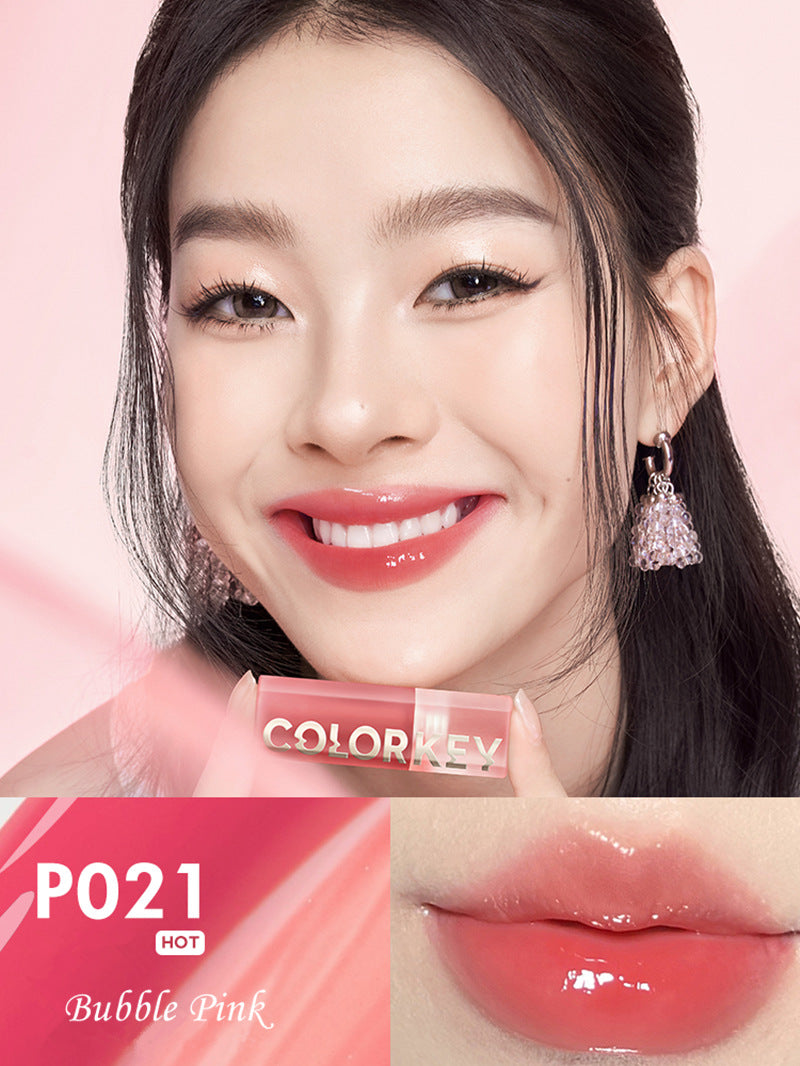 COLORKEY Water Bubble 89% Essence Mirror Lip Glaze T3283