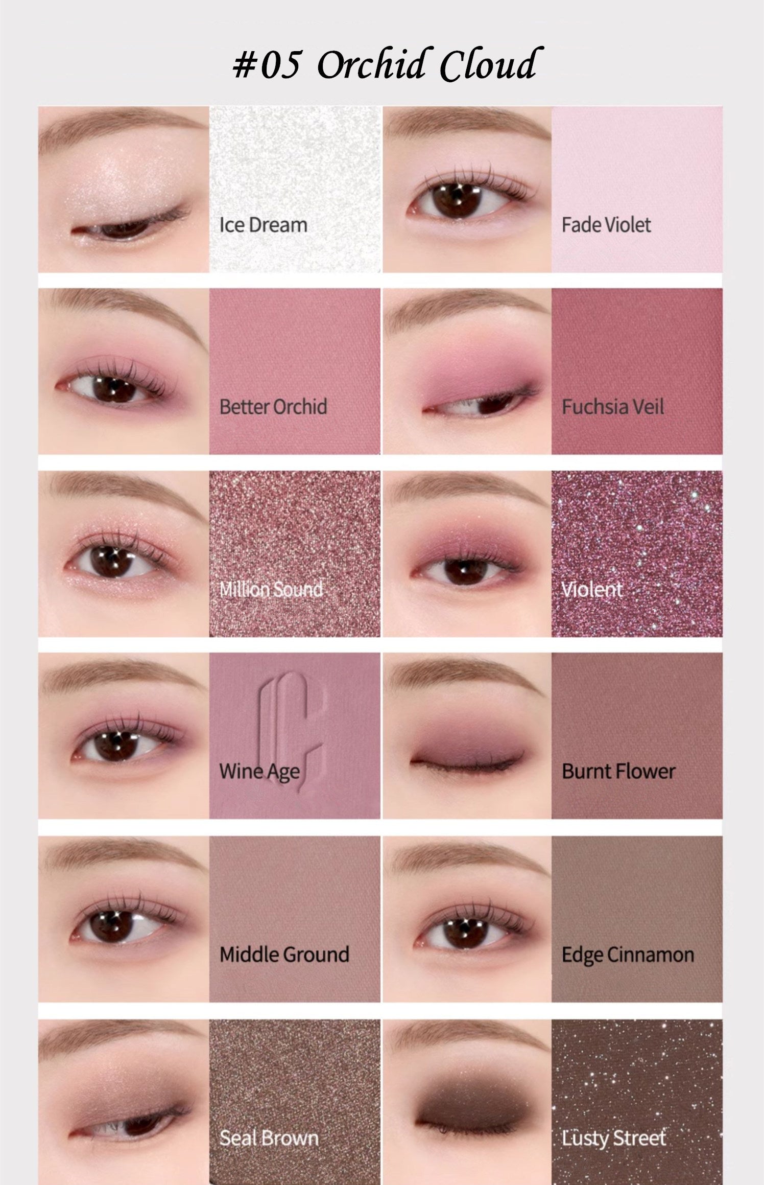 CLIO Star River Sand Sea 12 Colors Eyeshadow Palette T4342