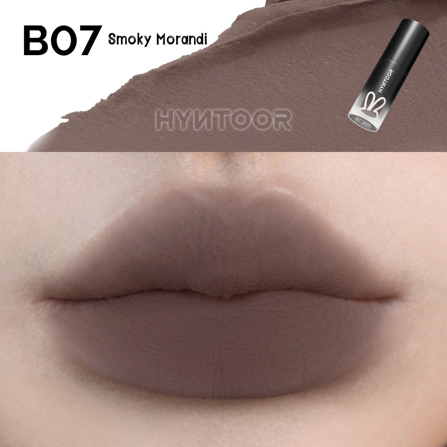 HYNTOOR Nude Milk Velvet Matte Lip Mud T5184