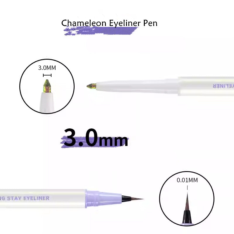 CHARMACY Double-Head Waterproof Chameleon Eyeliner Pen T4293