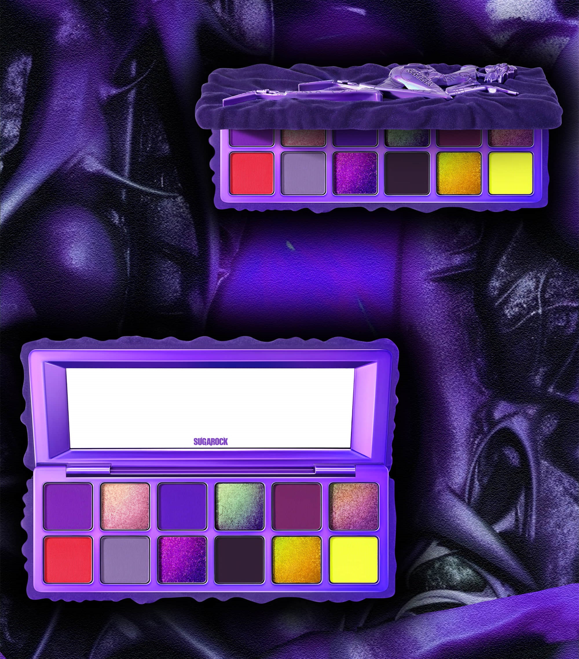 SUGAROCK Extravaganza / ExLegend Supreme 12-Color Eyeshadow Palette T3834