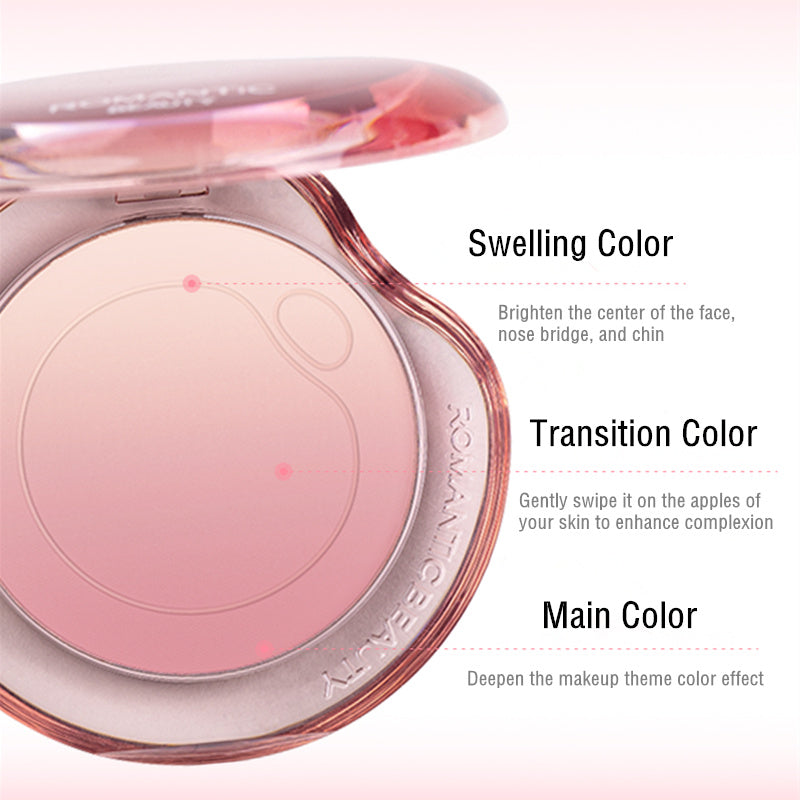 ROMANTIC BEAUTY Pink Bubbles Gradient Blusher Cream T3826