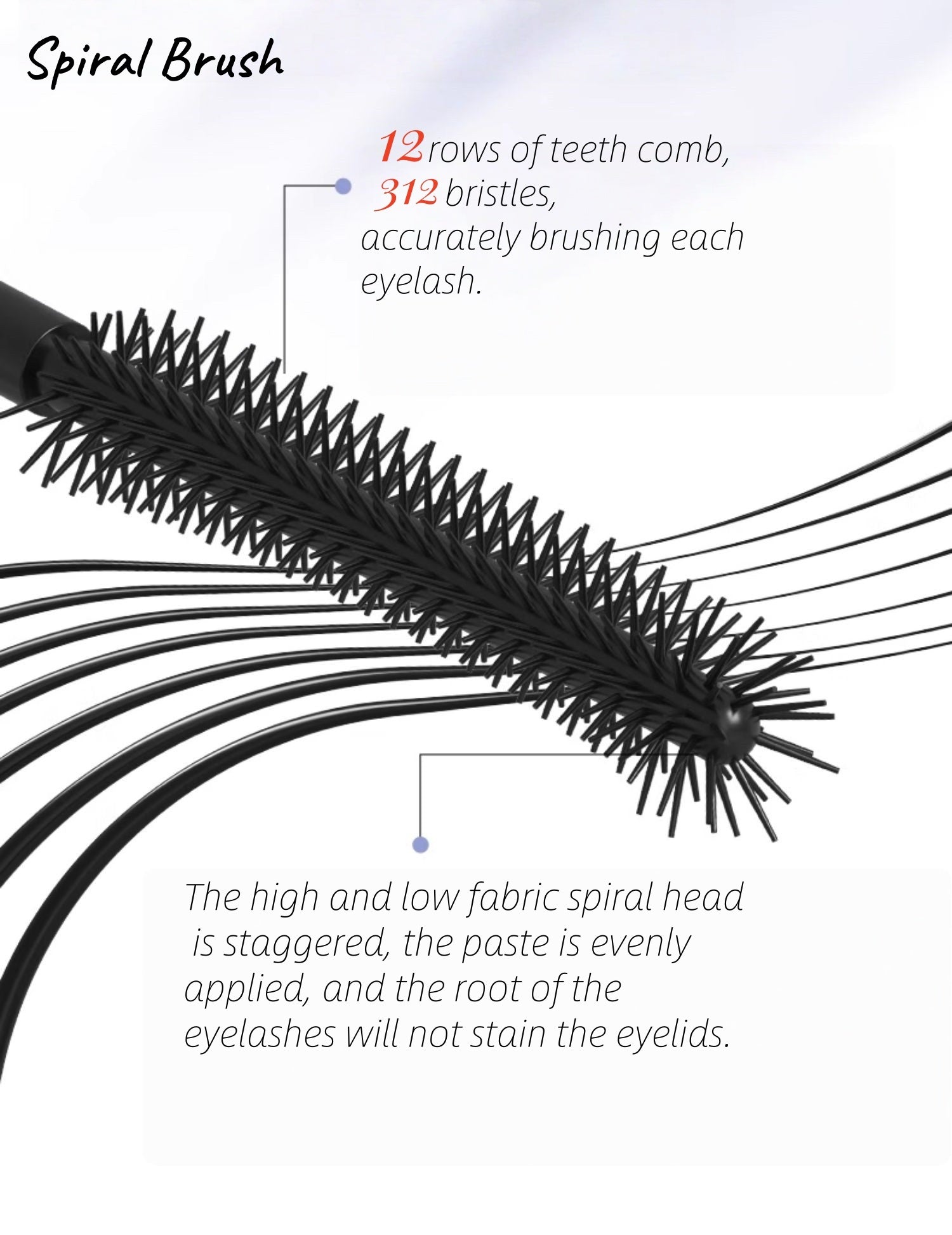 UKISS Dandelion Long-wear Waterproof Curling Mascara T4340
