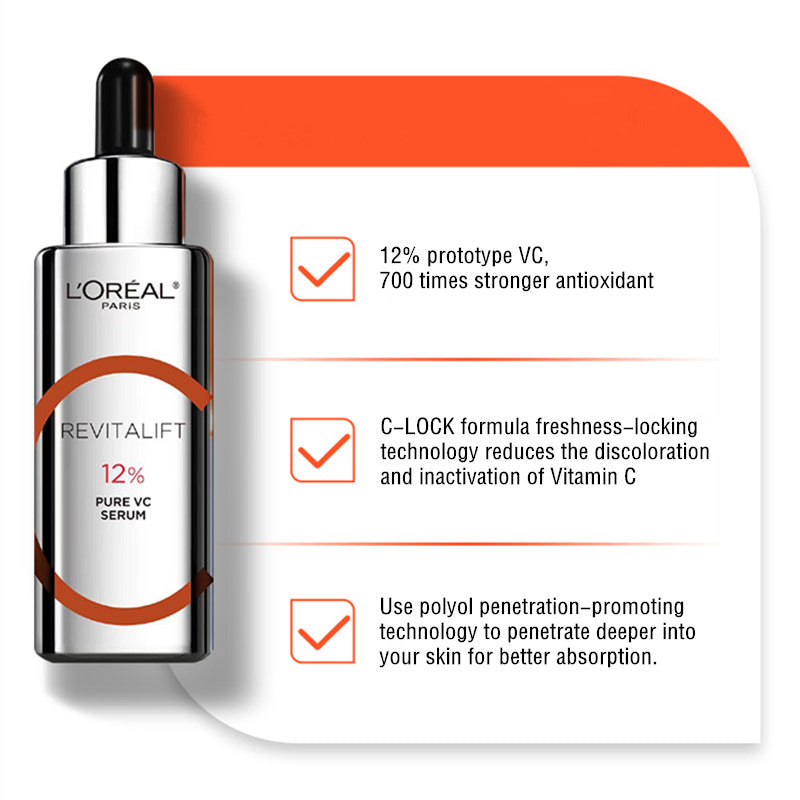 L'Oréal Revitalift 12% Prototype Pure Vitamin C Serum T3662