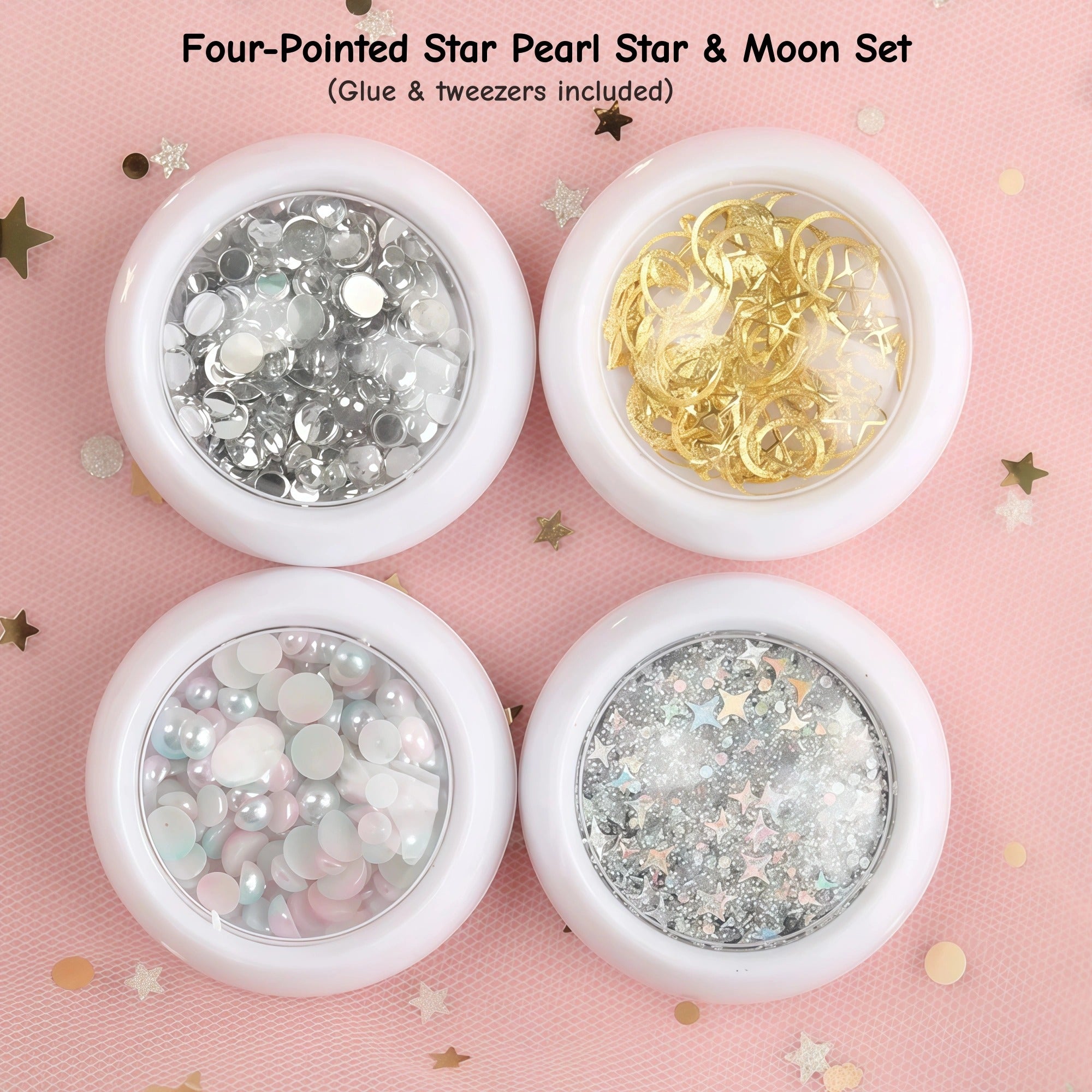 AmazingGirl Glittery Sequin Face Makeup Stickers T5899