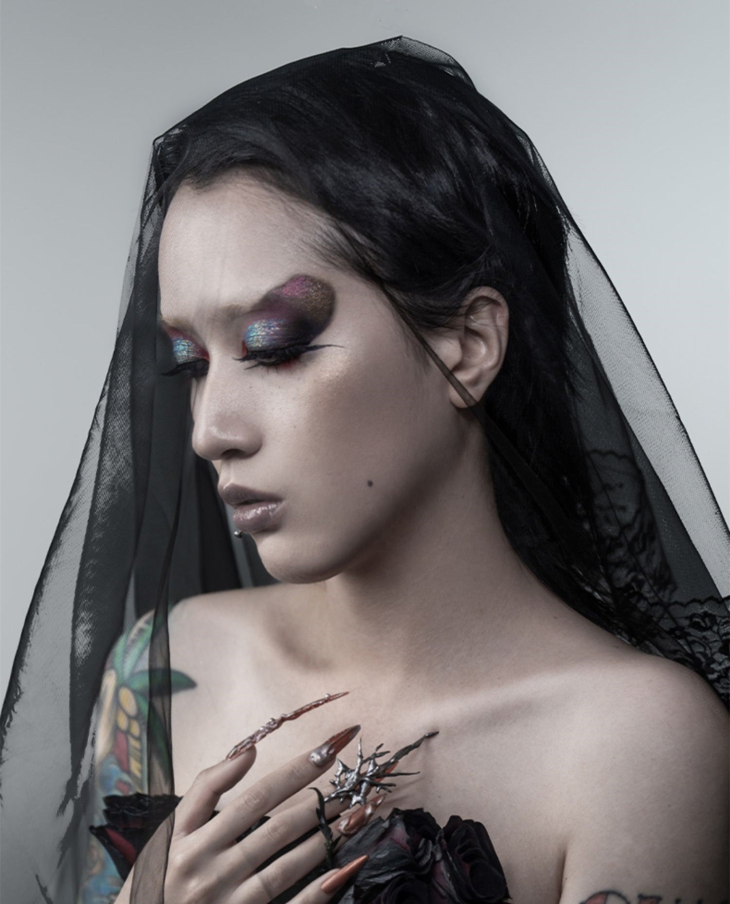 QianYan X Freya86 16-farvet kameleon øjenskyggepalette T4017 