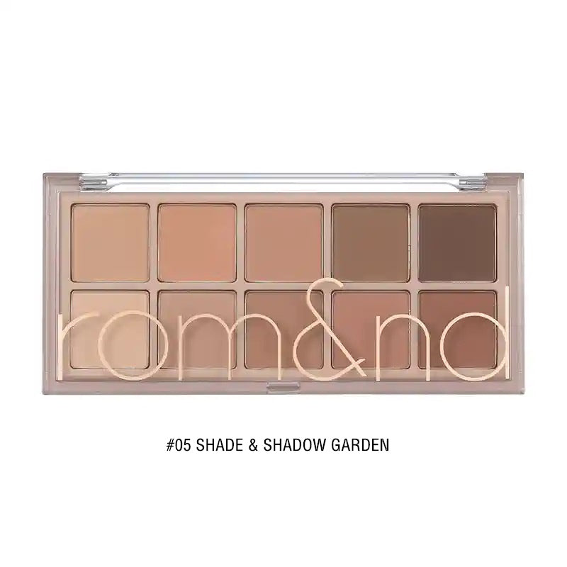 ROMAND 10 Colors Matte & Pearlescent Eyeshadow Palette T4137