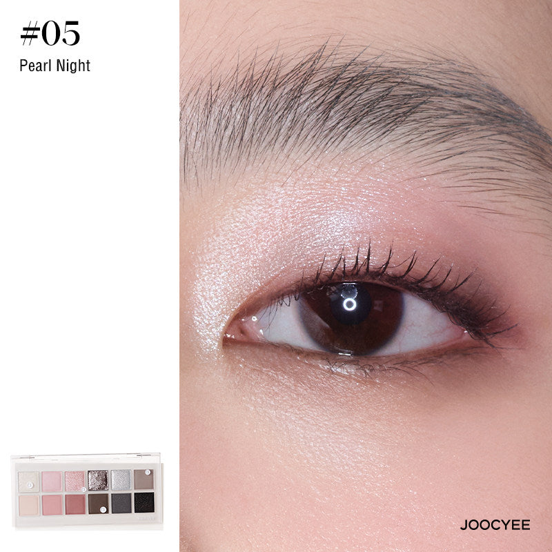JOOCYEE 12 Shades Matte Pearlescent Eyeshadow Palette T3866