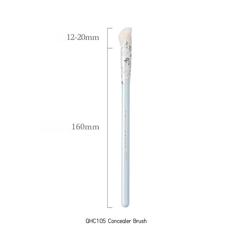 ROWNYEON Blue-and-white Porcelain Professional Makeup Brush 12 Pcs Set T4993