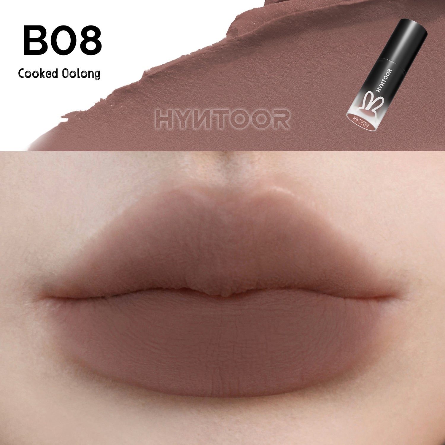 HYNTOOR Nude Milk Velvet Matte Lip Mud T5184