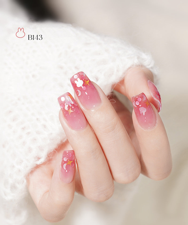 KellyKessa 15ml Cute Rabbit Sequins Glitter Gel Polish T3508