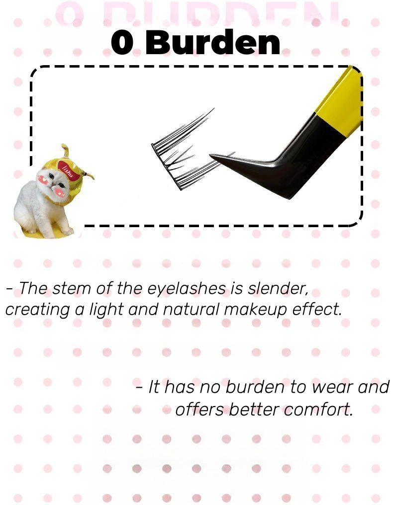 Lishu Cat Ears Natural Photogenic Flase Eyelashes T4592