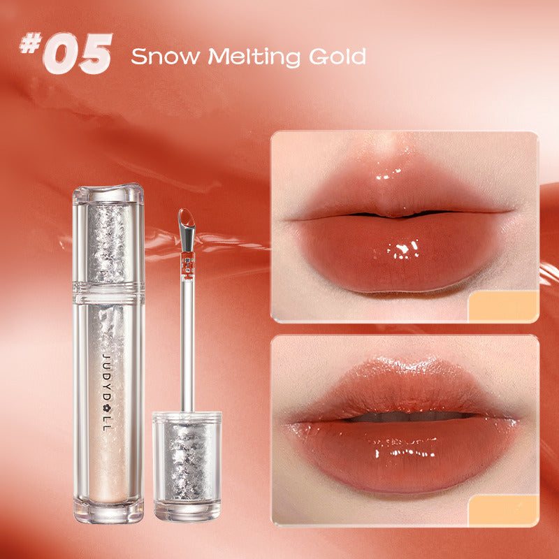 JUDYDOLL Glossy Watery Ice Iron Mirror Lip Gloss T3472