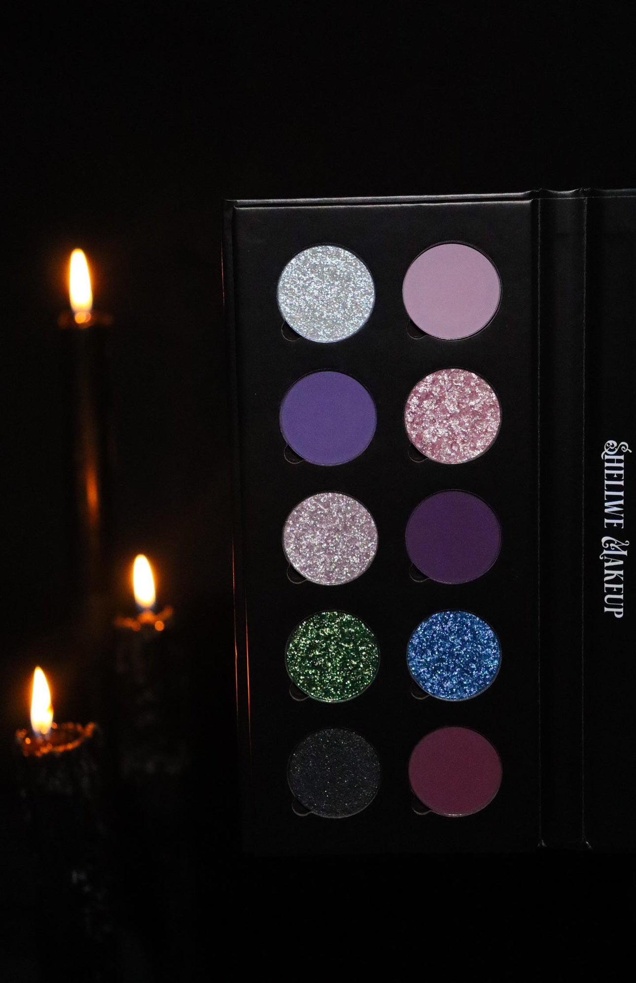 SHELLWE MAKEUP Mist Witch 10 Colors Chameleon Eyeshadow Palette T3935
