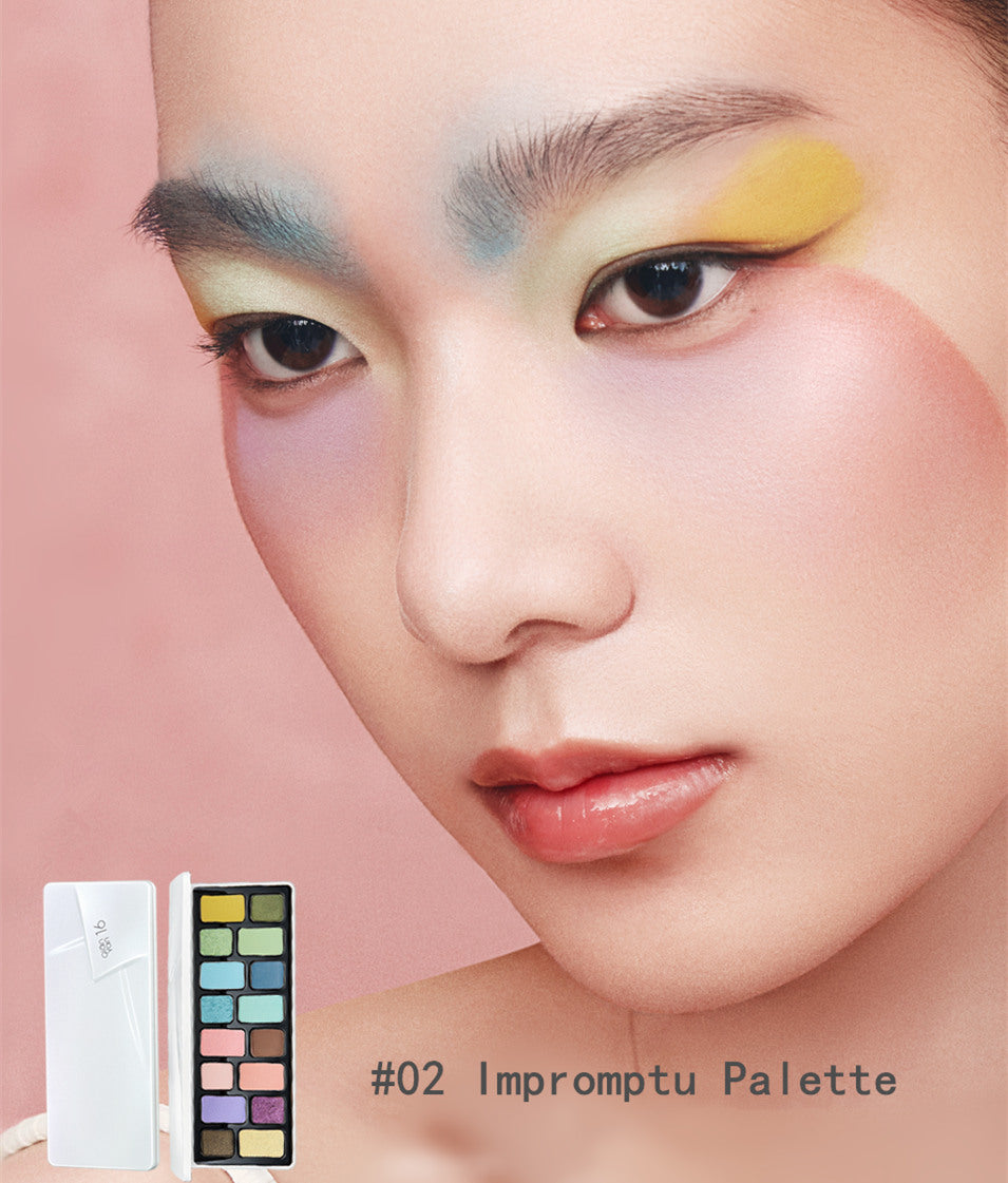 QianYan 16-Color Chameleon & Polarized Eyeshadow Palette T3673