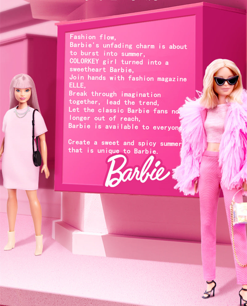 COLORKEY X ELLE Barbie Series Airy Matte & Mirror Lip Glaze T3289