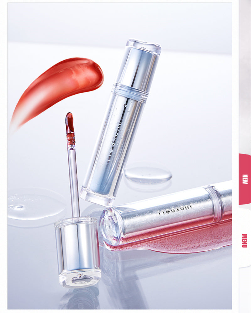 JUDYDOLL Glossy Watery Ice Iron Mirror Lip Gloss T3472