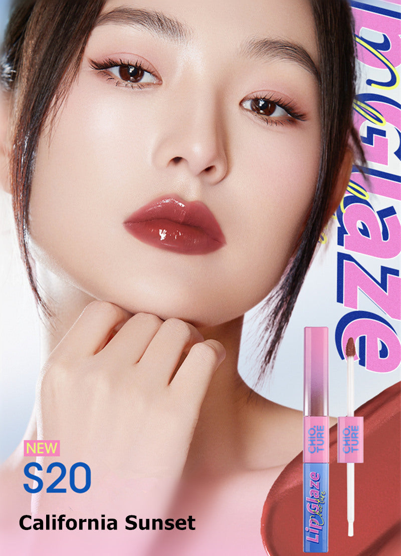 CHIOTURE Double-ended Matte & Mirror Lip Glaze T3694