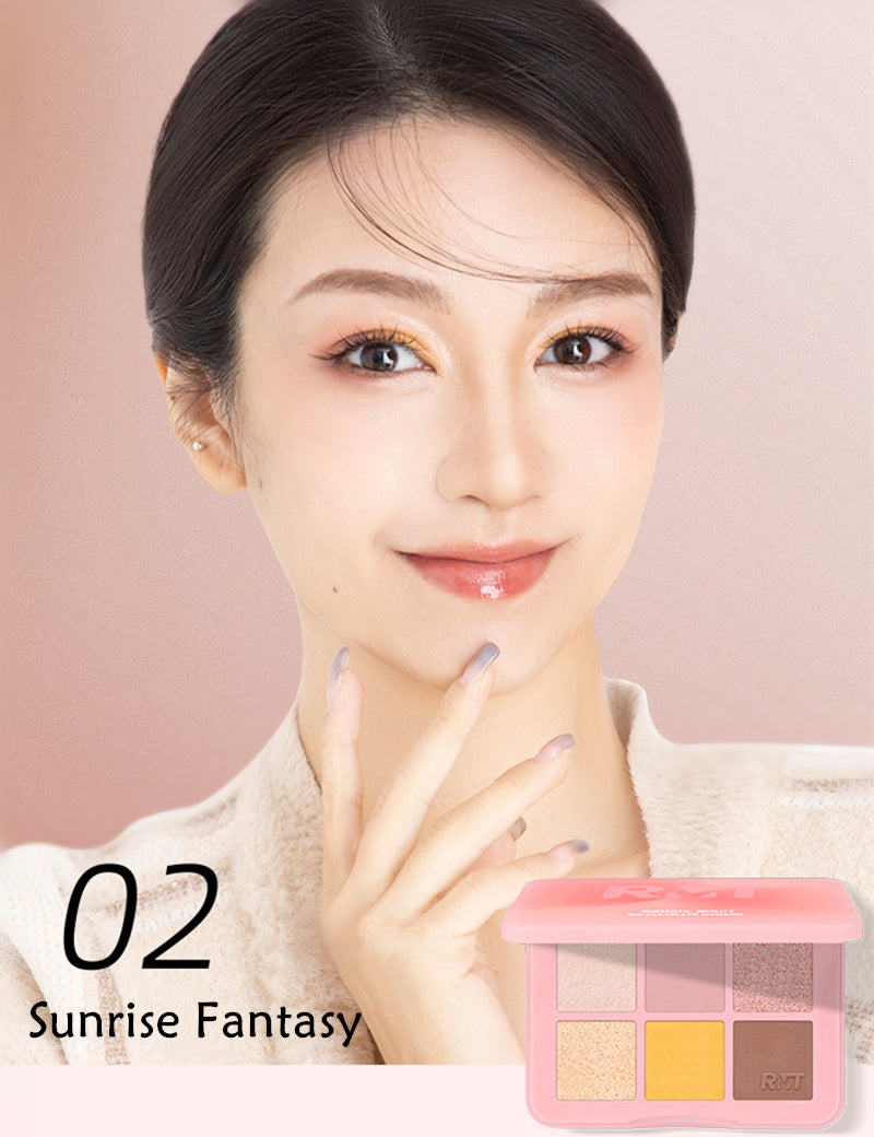 ROMANTIC BEAUTY Inflorescence 6 Color Eyeshadow Palette T3885