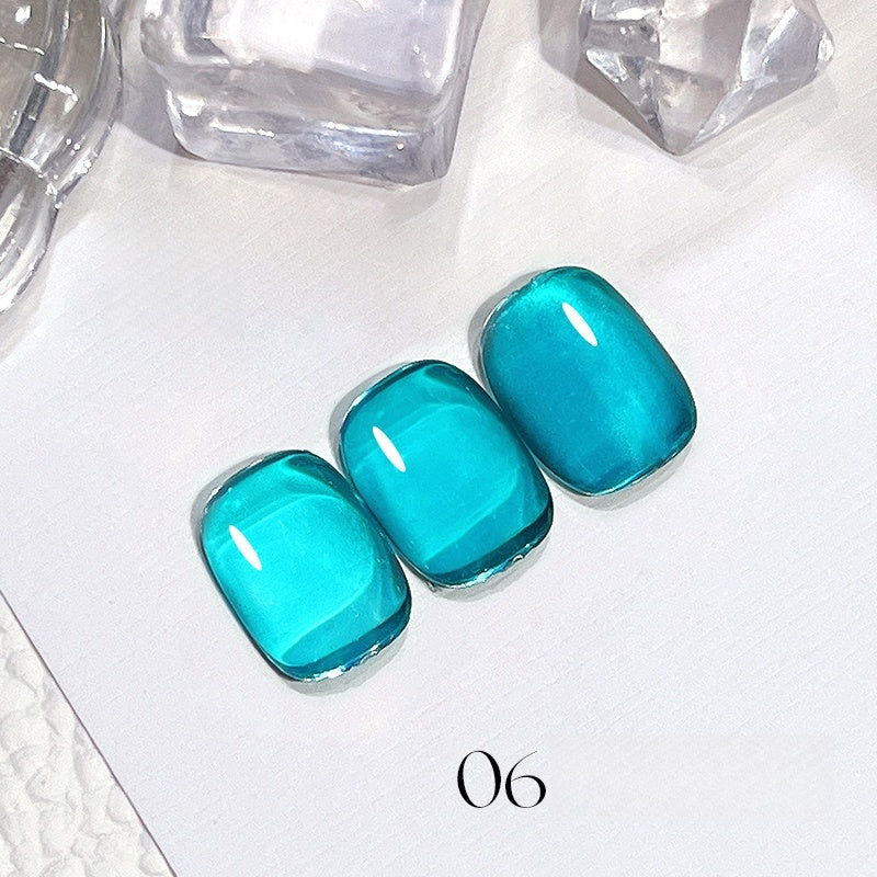 DANZHIHE 12g Rainbow Glass Gel Polish T4713