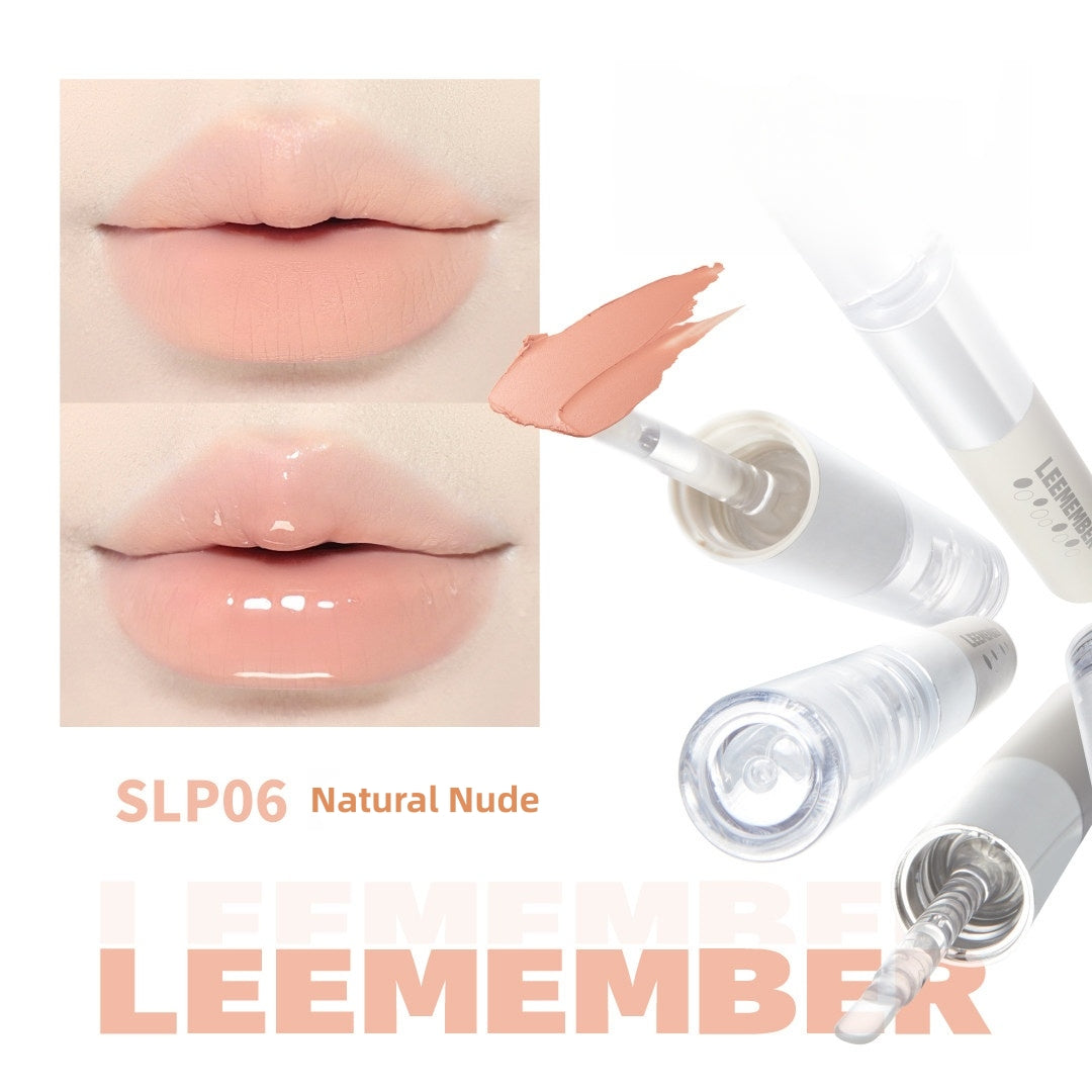LEEMEMBER Doule-head Moist Matte & Mirror Lip Glaze T4311