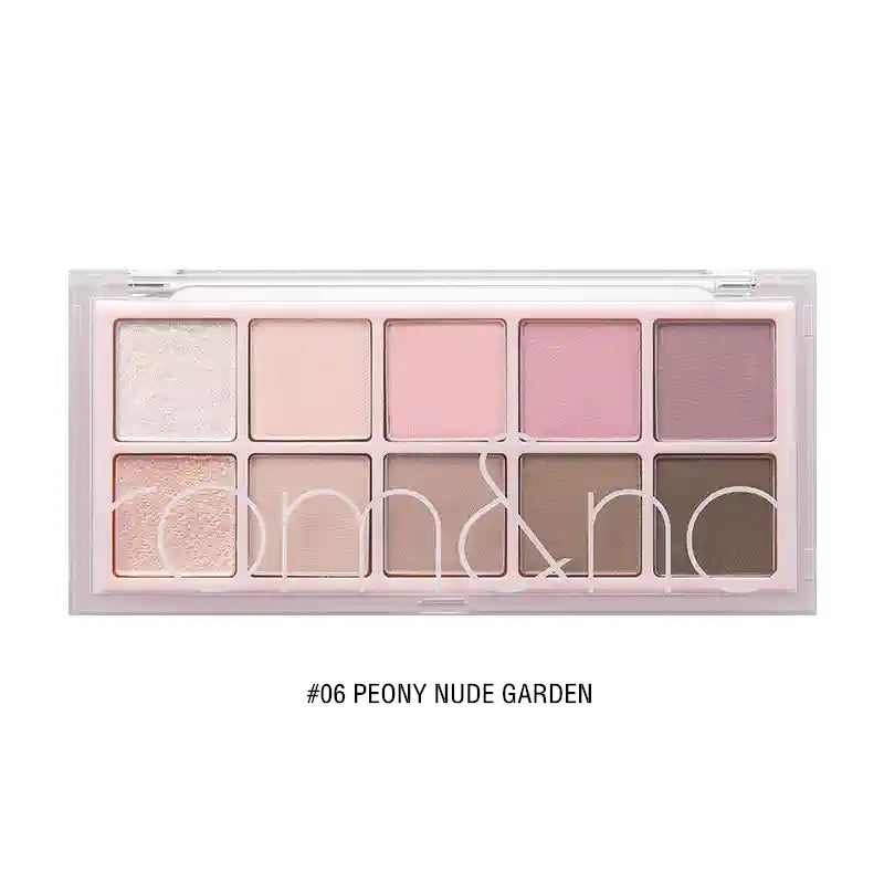 ROMAND 10 Colors Matte & Pearlescent Eyeshadow Palette T4137