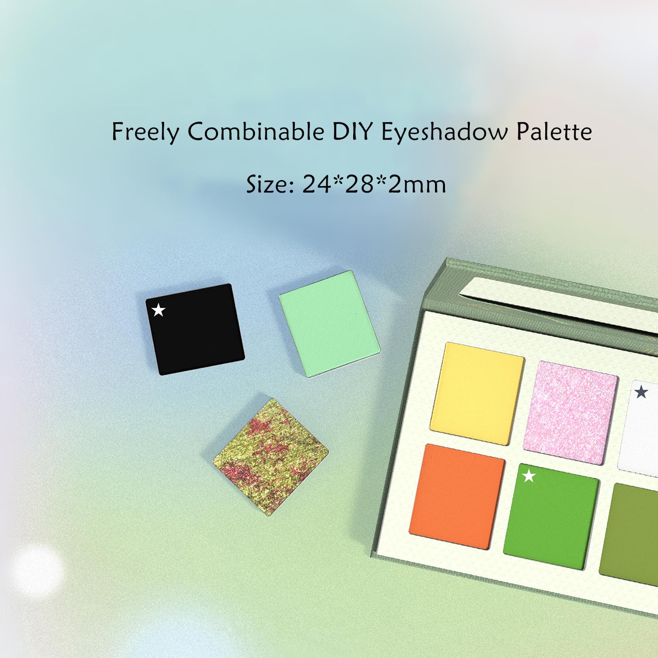 DRAMO Moon Season Pearlescent & Chameleon Monochrome Eyeshadow T4021