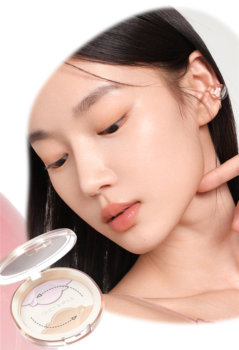 JUDYDOLL Glamorous Glaze Series 3-Color Matte Pressed Powder T3966