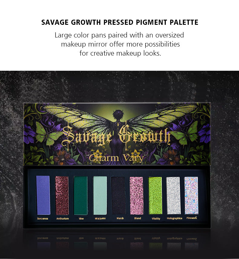 CHARM VARY Savage Growth 9-Color Chameleon Eyeshadow Palette T4728