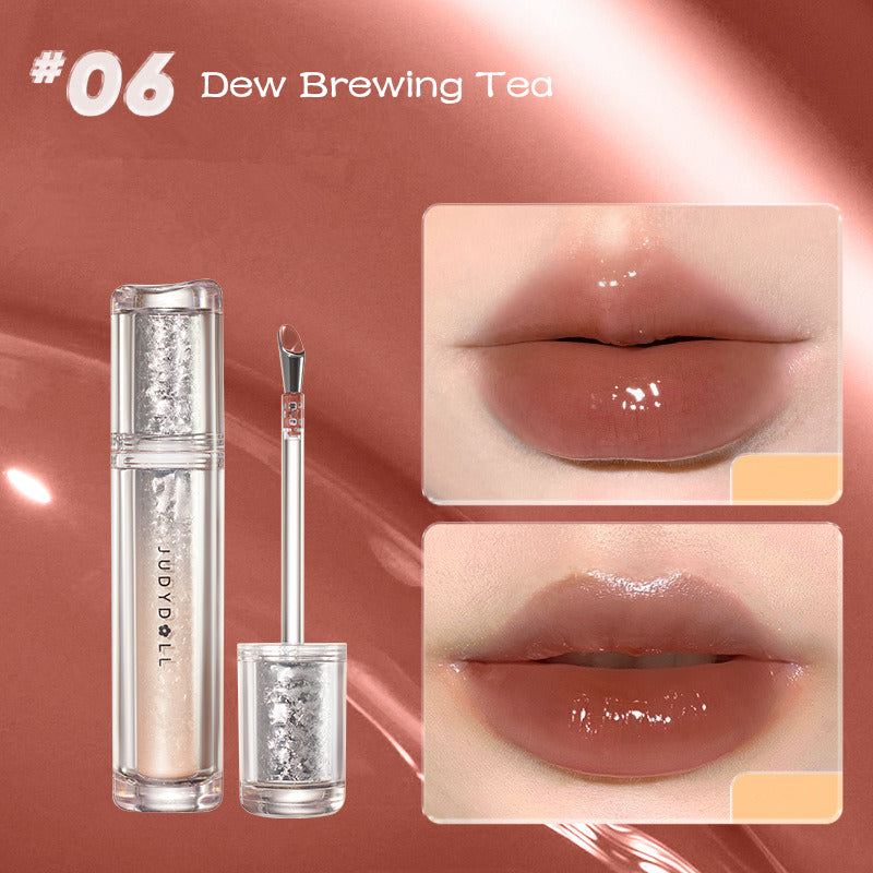 JUDYDOLL Glossy Watery Ice Iron Mirror Lip Gloss T3472