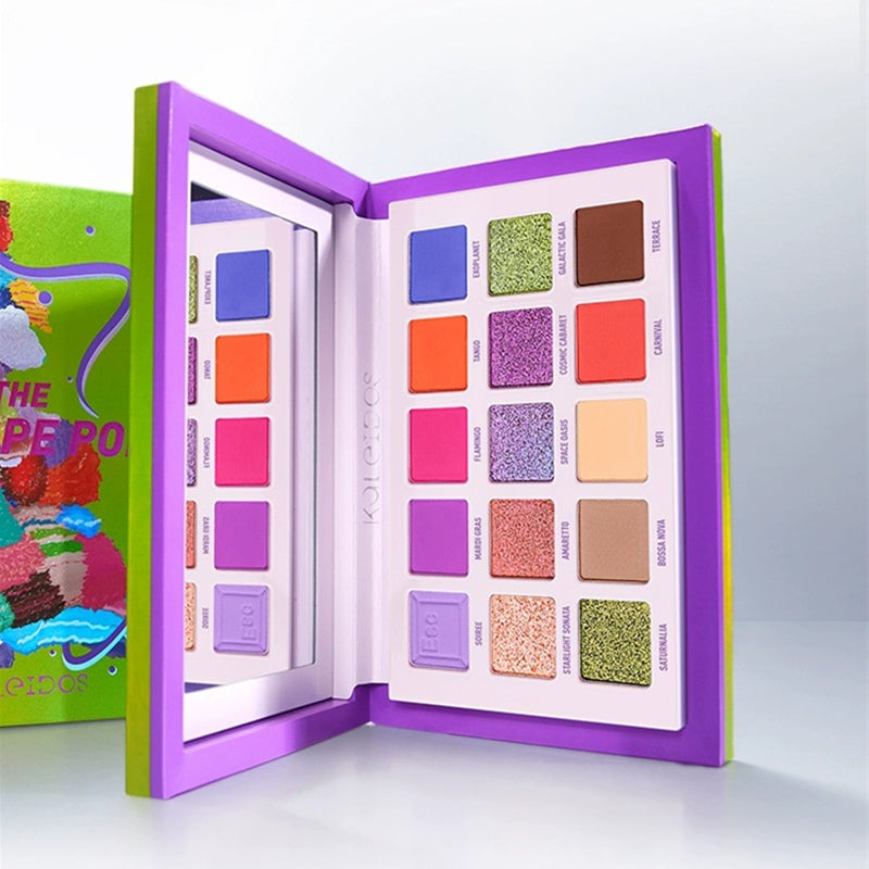 KALEIDOS Escape Pod Collection 15-color Chameleon Eyeshadow Palette T3841