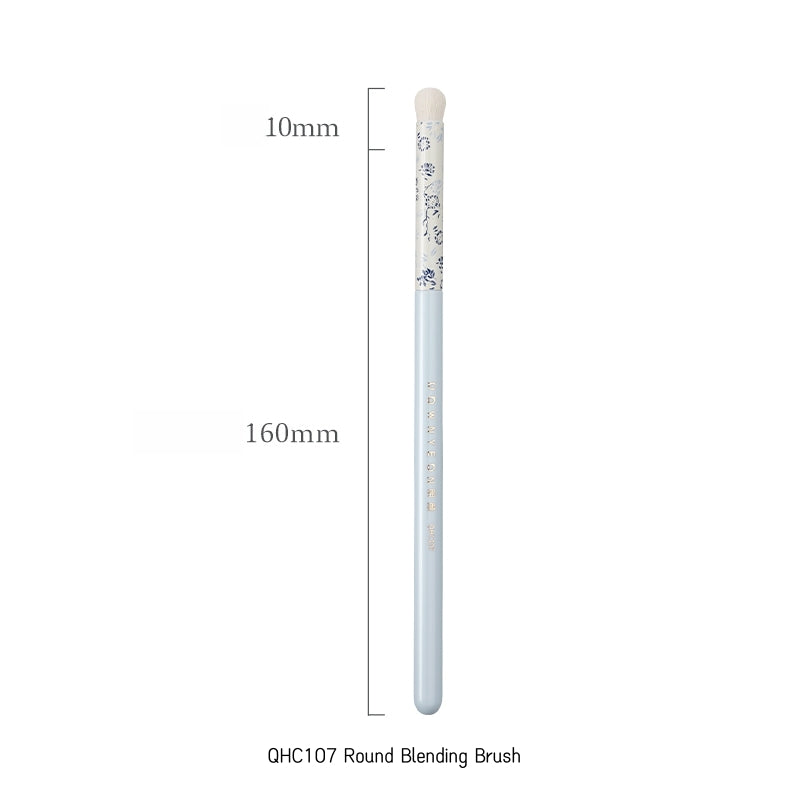 ROWNYEON Blue-and-white Porcelain Professional Makeup Brush 12 Pcs Set T4993