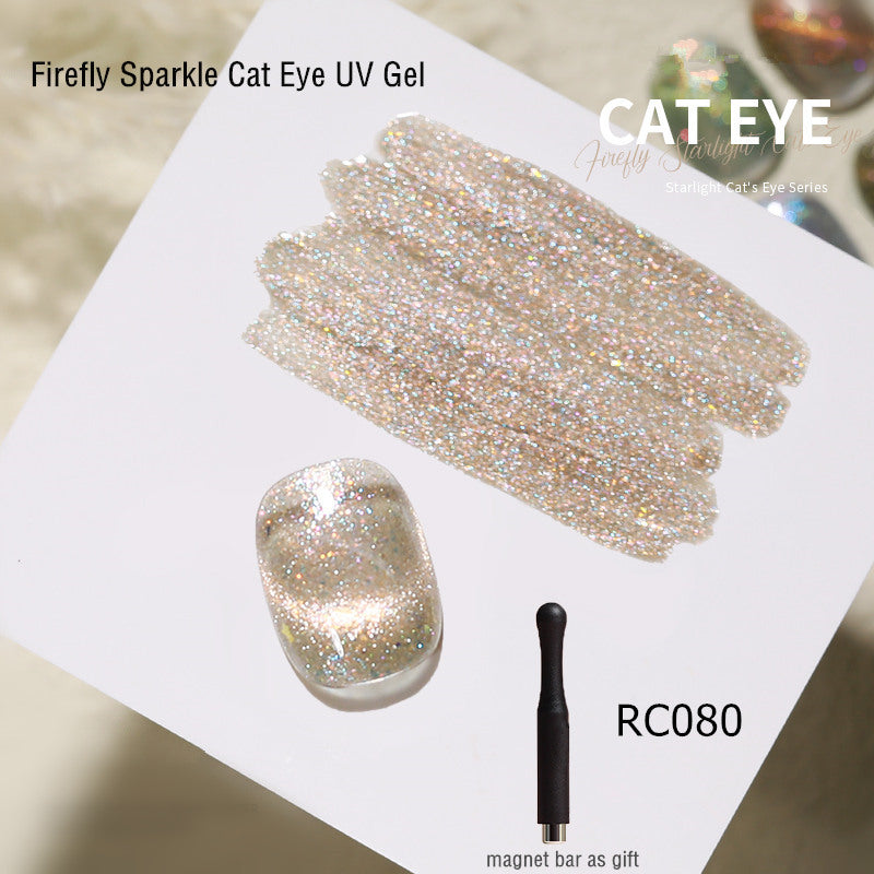 KaSi 15ml Healthy Small Bulb Crystal Cat Eye Gel Polish T3596