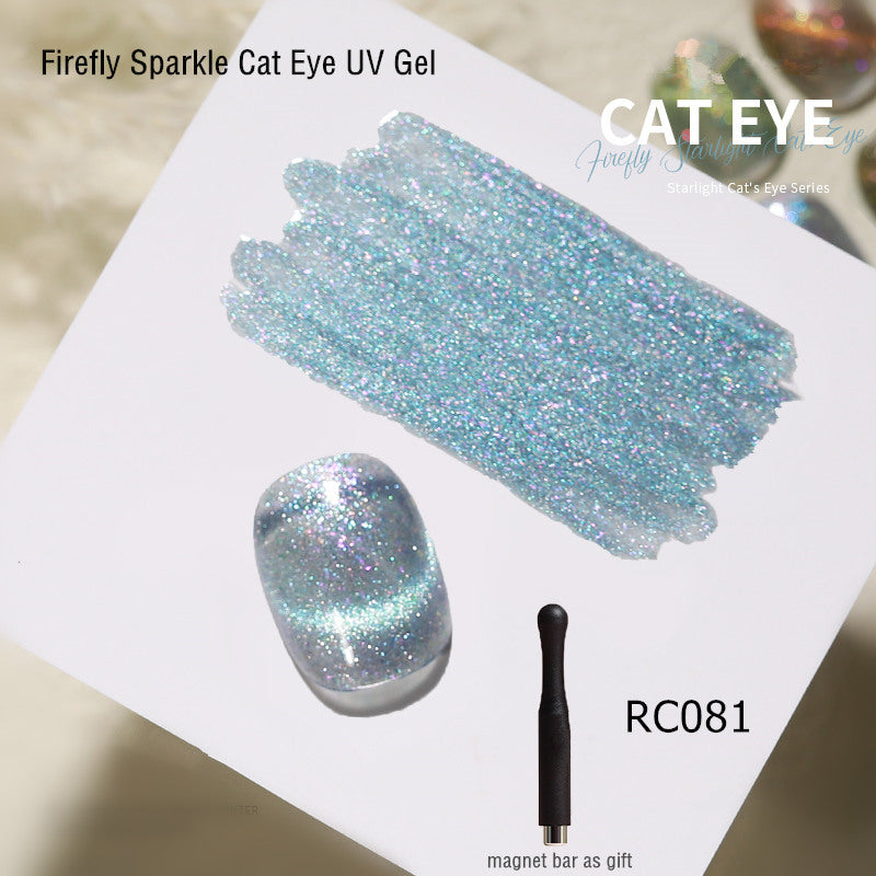 KaSi 15ml Healthy Small Bulb Crystal Cat Eye Gel Polish T3596
