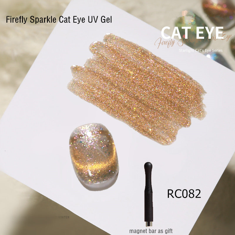 KaSi 15ml Healthy Small Bulb Crystal Cat Eye Gel Polish T3596