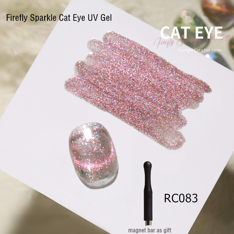 KaSi 15ml Healthy Small Bulb Crystal Cat Eye Gel Polish T3596