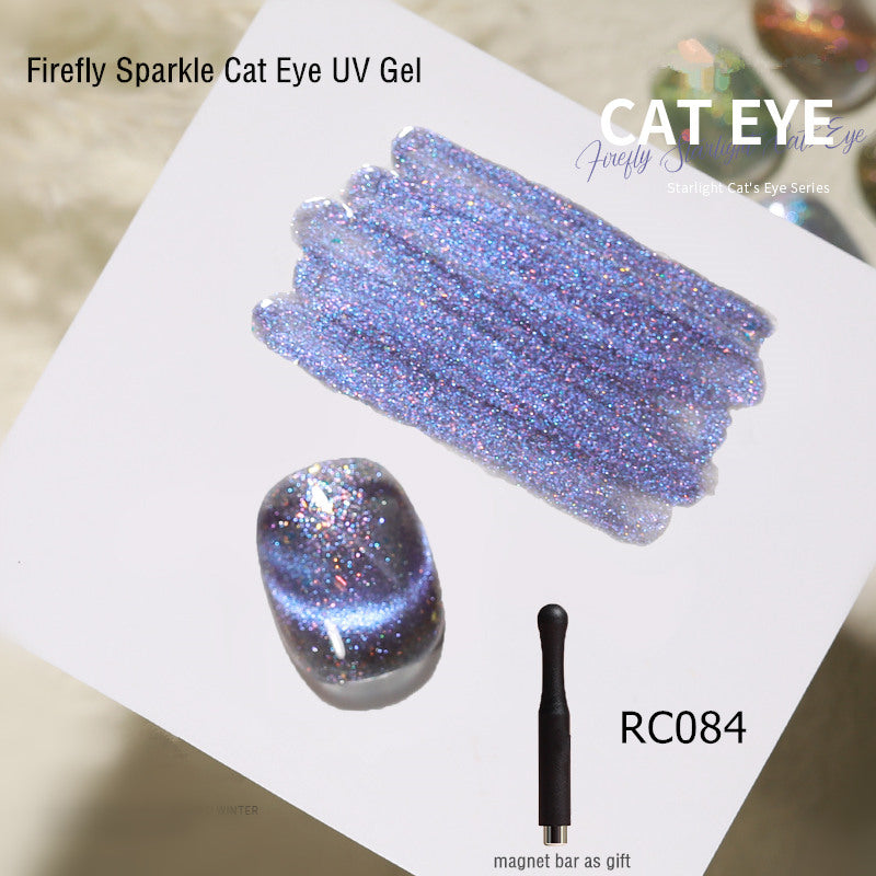 KaSi 15ml Healthy Small Bulb Crystal Cat Eye Gel Polish T3596