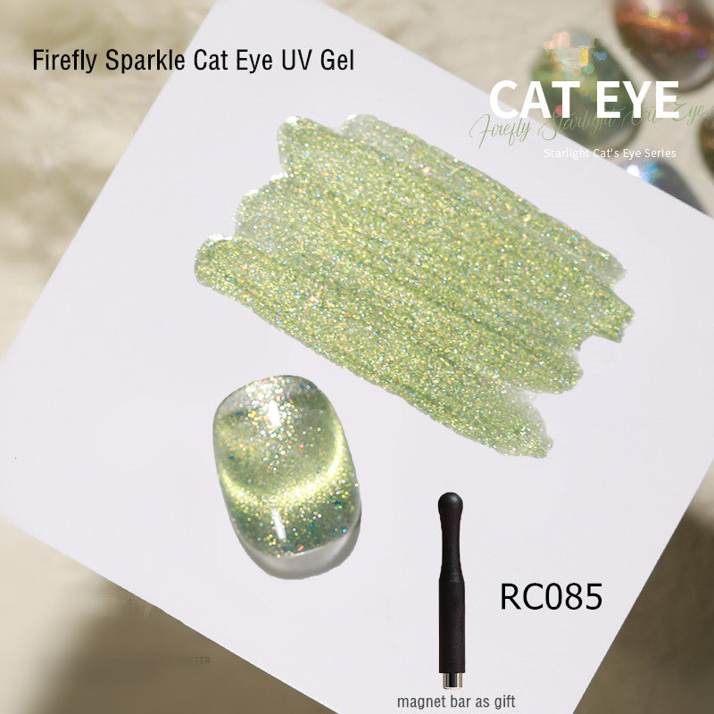 KaSi 15ml Healthy Small Bulb Crystal Cat Eye Gel Polish T3596