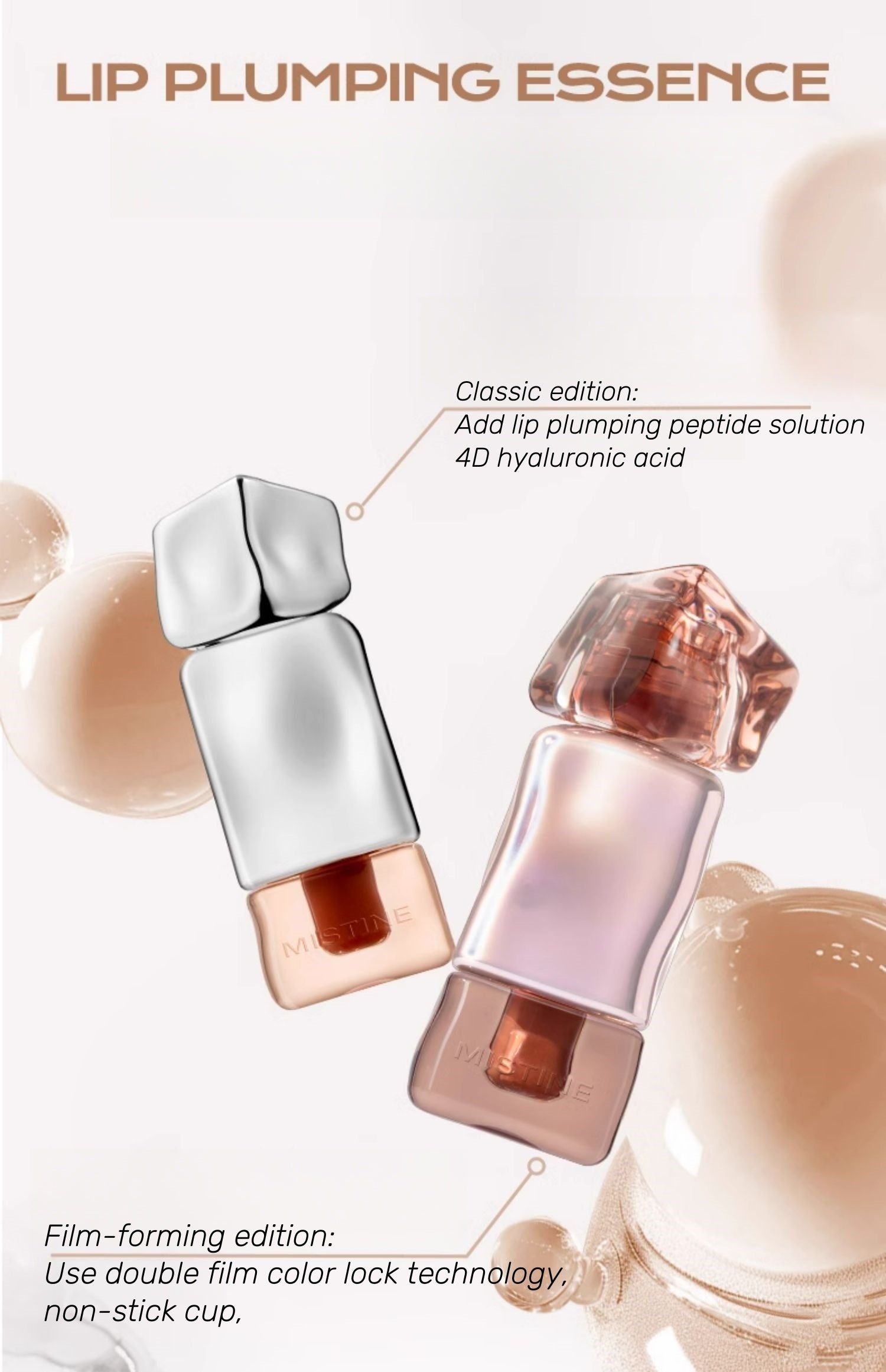 MISTINE Thai Milk Coffee Velvet Matte & Glossy Lip Glaze T4446