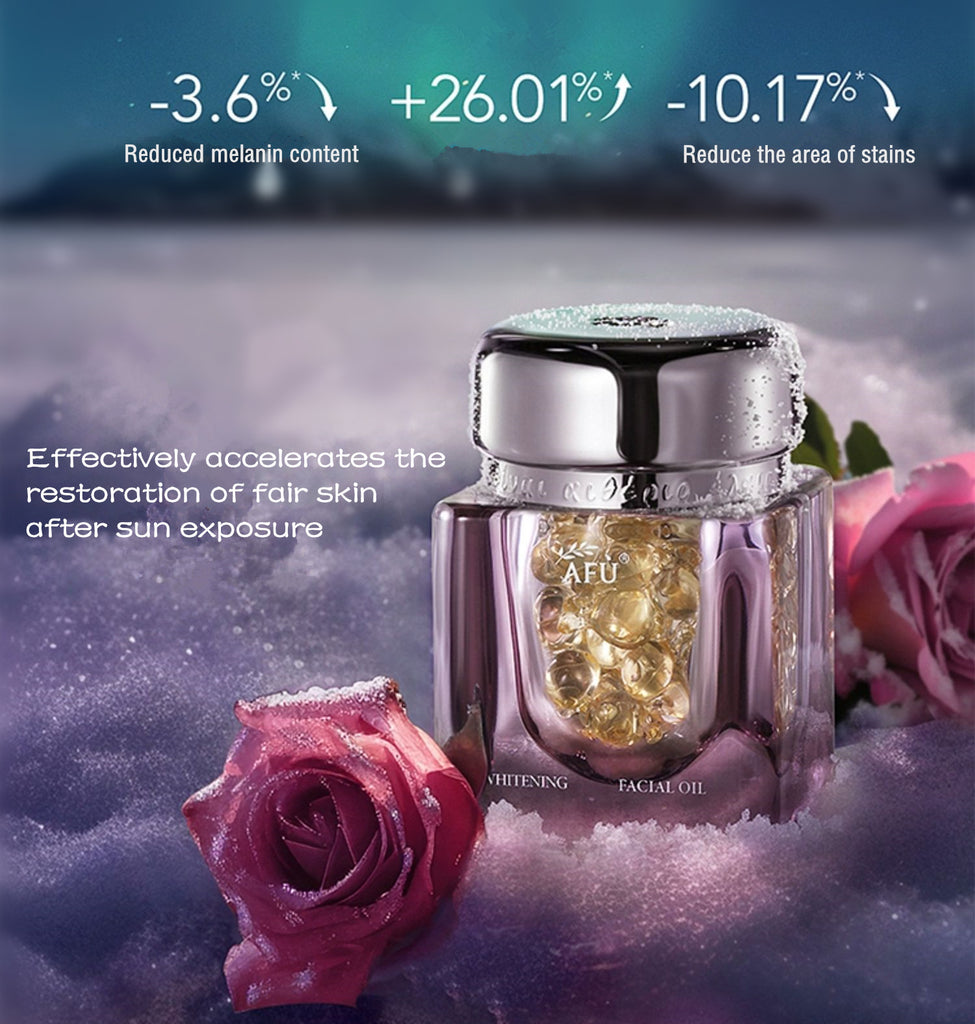 AFU Aurora Rose Series Brighten & Fade Dark Spots Essential Oil Capsule T3726