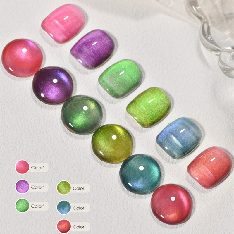 KellyKessa 15ml Professional Dopamine Candy Double-Light Cat Eye Gel Polish T3489