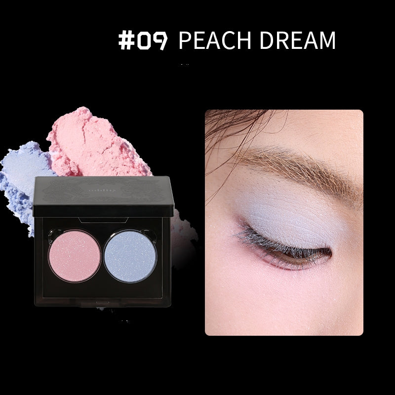 ODDITY 2-Color Matte & Diamond Shimmer Eyeshadow Palette T4961