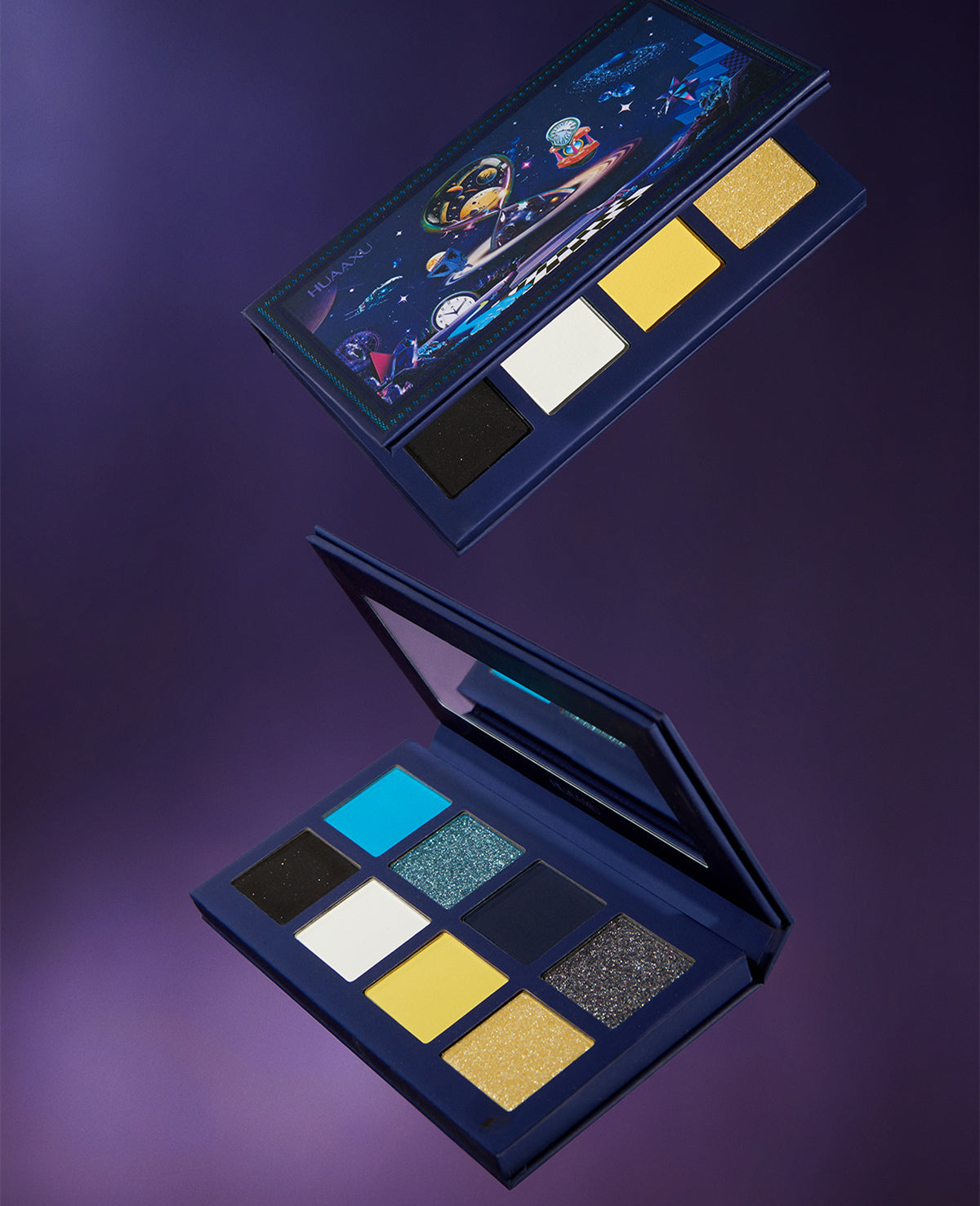 HUAXU Wonderful World 8-Color Eyeshadow Palette T3849