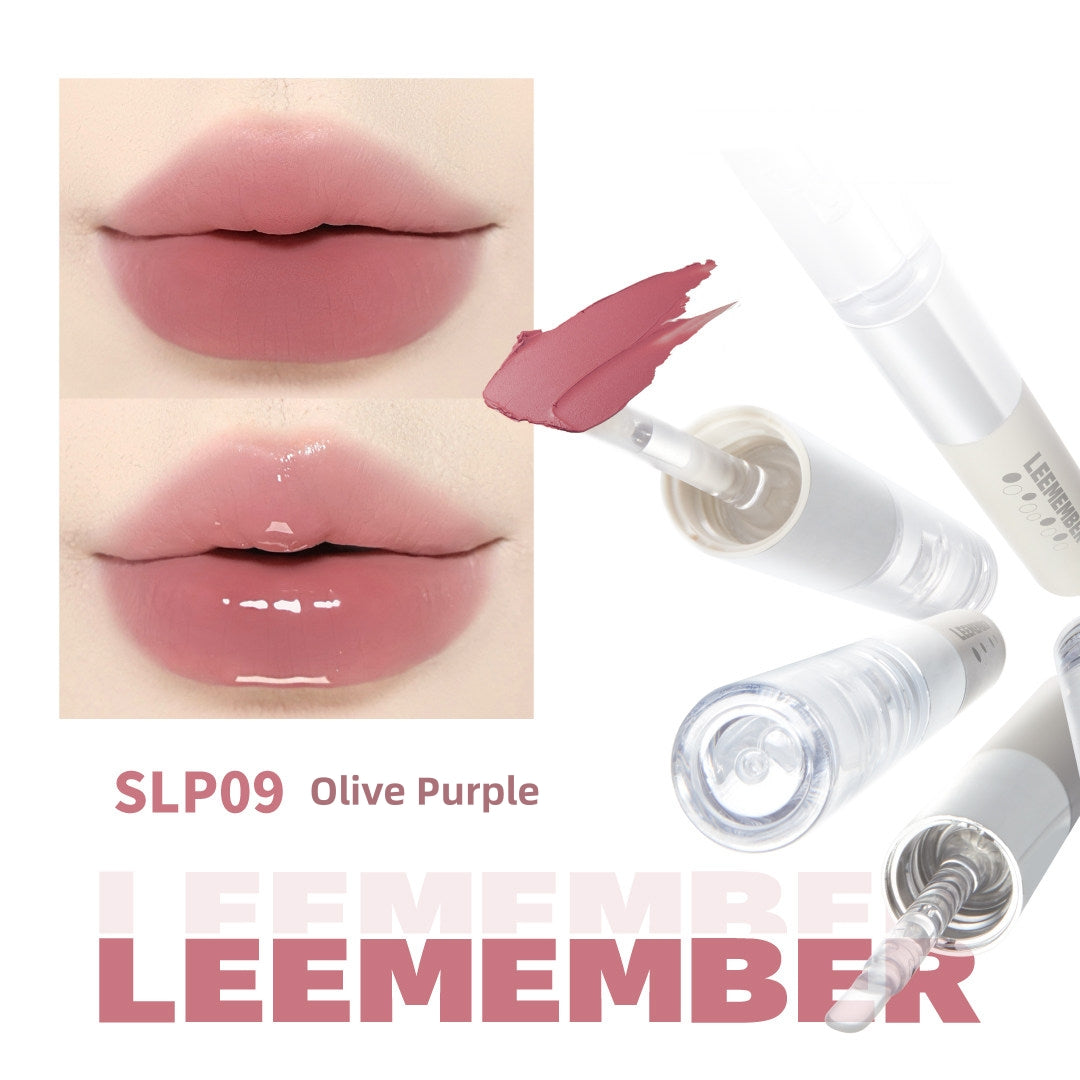 LEEMEMBER Doule-head Moist Matte & Mirror Lip Glaze T4311