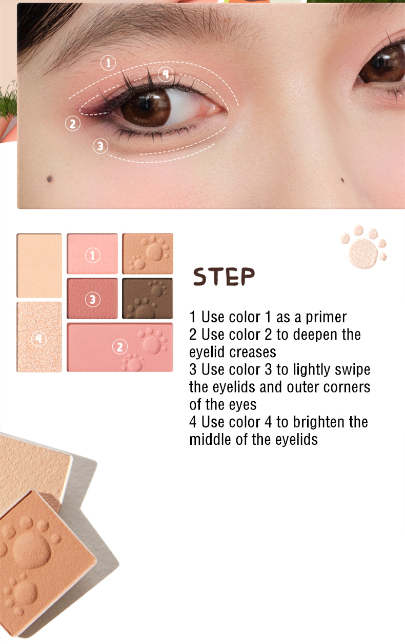 JUDYDOLL Leopard Cat Series All-In-One Makeup Palette T2295