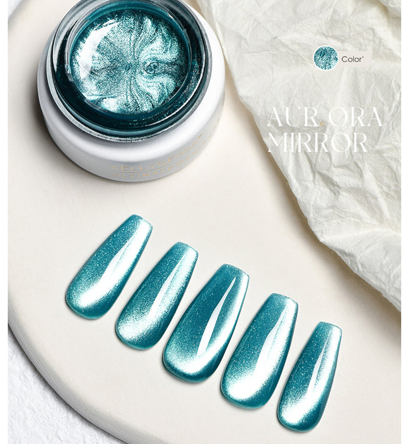 طلاء جل عيون القطة الاحترافي من كيلي كيسا، 6 مل، لون مونيه آند ستارز، T3491